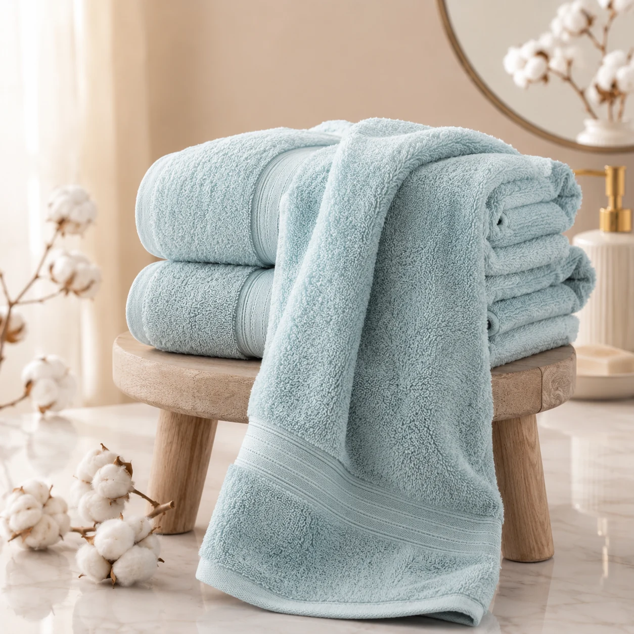 AquaFresh 650 GSM Spa Cotton Bath Towel